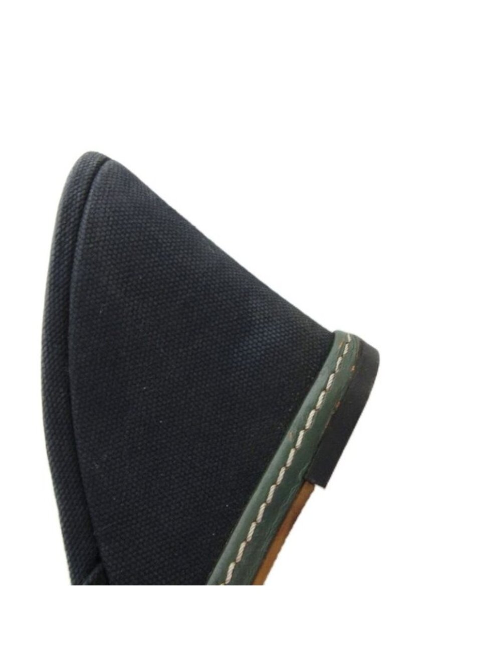 Chanel Camellia Sandals Leather 36.5 Black Wedge Sole Open Toe - Picture 9 of 9
